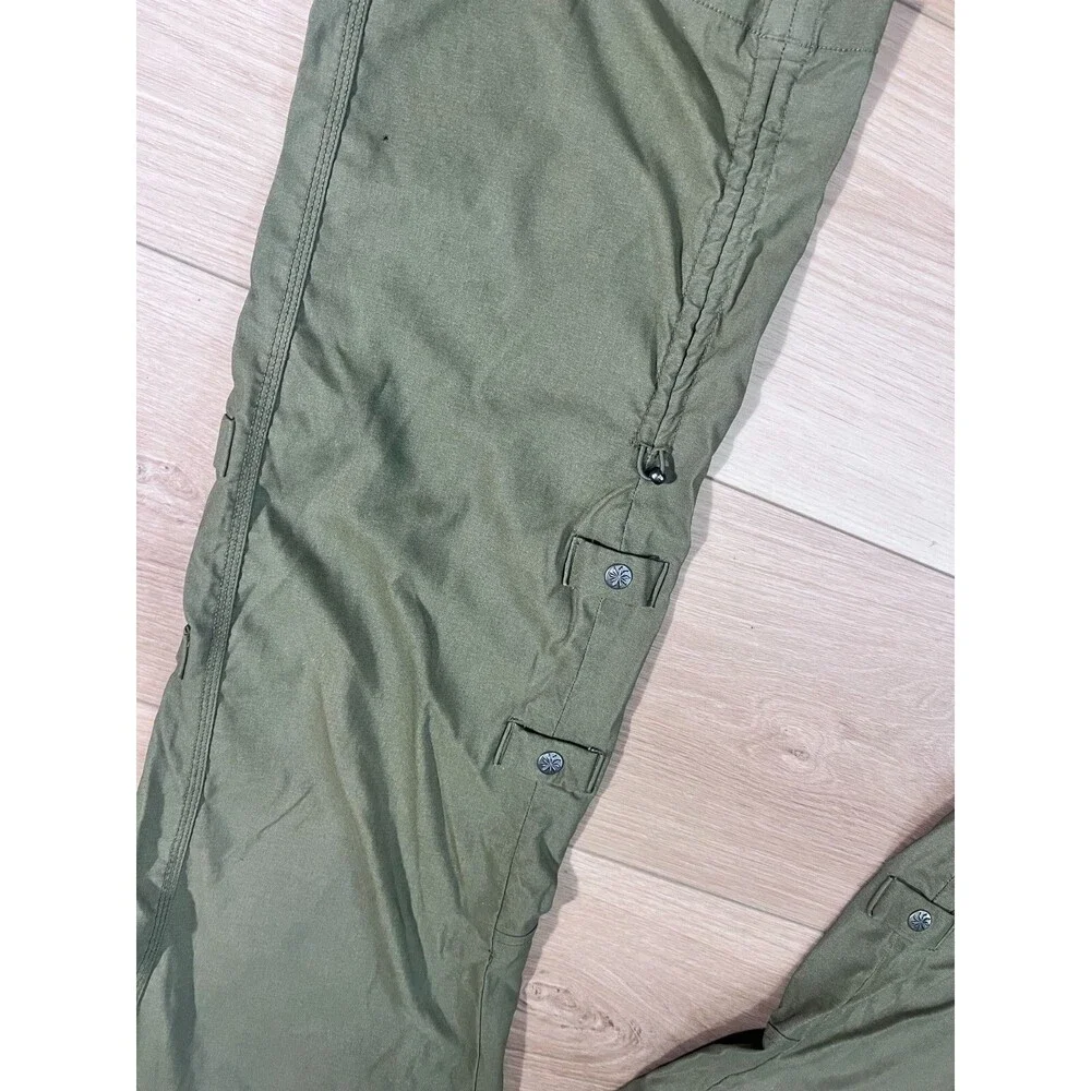 Athleta Women’s Green Iconic Slim Fit Ski Pants – Sleek & Snow-Ready L - Picture 2 of 13